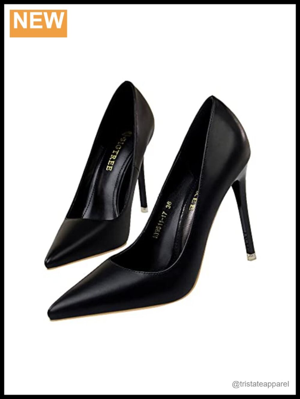 Women's Classic Stiletto Pumps Slip On Pointed Toe Office High Heels